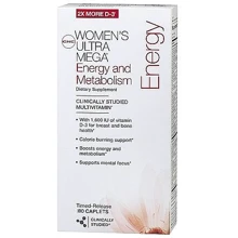 GNC Women's Ultra Mega Energy and Metabolism 180 caps: Стать жіночий