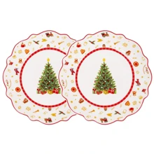 Набор тарелок Lefard Christmas Delight 21см 2шт (985-153): Тип Набор тарелок десертных