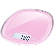 Весы кухонные Sencor SKS 38RS: Тип конструкции с плоской плaтформой