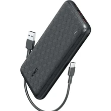 Внешний аккумулятор AUKEY Power Bank 20000mAh USB C Ultra Slim Power Bank with 18W PD Black (PB-N93A): Количество USB 3