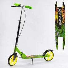 Самокат алюминиевый Best Scooter зеленый (67788): Количество колес 2