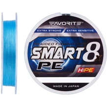 Favorite Smart PE 8x 150м, #0.5/0.117мм, 4.1кг, sky blue (1693.10.70): Тип Шнур