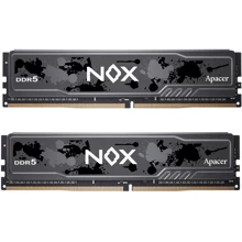 Apacer 32 GB (2x16GB) DDR5 5600 MHz Nox Black (AH5U32G56C522MBAA-2) UA: Тип DDR5
