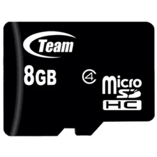 Карта пам'яті Team 8GB microSD class 4 (TUSDH8GCL402): Тип карти MicroSDHC