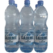Упаковка води джерельної мінеральної Sairme без газу 6х1 л (4860001590391_6): Об'єм, л 6