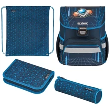 Ранец школьный укомплектованный Herlitz LOOP PLUS Space Car Космолет (50032501): Возрастная группа от 7 до 14 лет