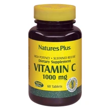 Natures Plus Vitamin С 1000 mg 60 tabs / 60 servings: Пол Унисекс