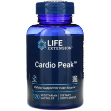 Life Extension Cardio Peak with Standardized Hawthorn and Arjuna Добавка для сердца со стандартизованными боярышником и арджуной 120 вегетарианских капсул: Форма выпуска Капсулы