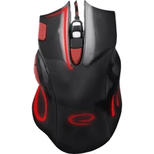 Мышь Esperanza MX401 Hawk black-red (EGM401KR): Интерфейс подключения проводная USB