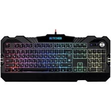 Клавиатура Defender Butcher GK-193DL RGB USB Black (45193): Подключение проводное