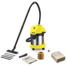 Порохотяг Karcher MV 3 + фільтр-мішки (5 шт): Тип пилососа професійний