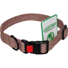 Ошейник Lucky Pet Melange одинарный светоотражающий с пластиковым фастексом 2/25-33 см коричневый (550286): Производитель Lucky Pet