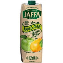 Сок Jaffa Pressed Яблочно-грушевый без сахара 0.95 л: Тип Соки