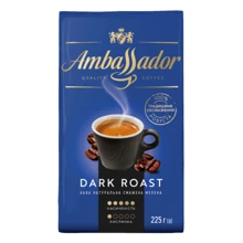Кофе Ambassador Dark Roast молотый 225 г (8720254065601): Вид напитка кофе молотый