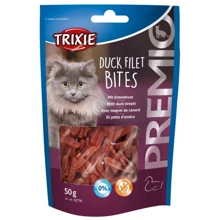Лакомство для кошек Trixie Premio Duck Filet Bites с сушеным филе утки 50 г (4011905427164): Вид Снеки