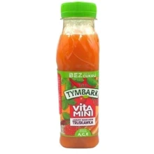 Сок Tymbark без сахара клубника-морковь-яблоко 100%, 0.3 л: Объем, л 0.3