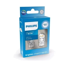 Светодиодная автолампа Philips W21W LED White Ultinon Pro6000 12В (11065CU60X2): Головной свет Повороты, Габариты