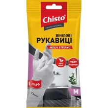 Перчатки Chisto виниловые размер M 1 пара (4823098413356): Вид Сверхпрочные