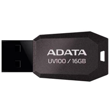 USB-флешка ADATA 16GB UV100 USB 2.0 Black (AUV100-16G-RBK): Стандарт USB USB 2.0