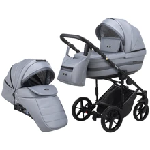 Коляска 2 в 1 Adamex Rimini ECO кожа 100% RI-243: Тип коляски Универсальная коляска (2-в-1)