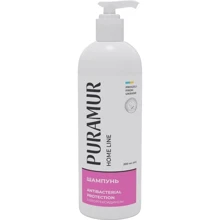 Шампунь Puramur Antibacterial Protection із хлоргексидином 200 мл (4823082434848): Тип засобу Шампуни