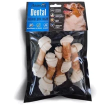 Лакомства для собак AnimAll Dental кость баварская узловая №1 с мясом курицы 8-10 см 5 шт. (2000981274481): undefined undefined