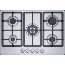 Варочная поверхность газовая Bosch PGQ7B5B90: Расположение панели Фронтальное