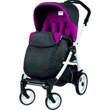 Коляска Peg-Perego прогулянкова Book Plus 51 Малиновий з чорним Біле шасі (PACK05-00000000002): Тип коляски Прогулочная