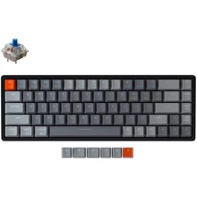 Клавіатура Keychron K6 68 keys, Aluminum Frame Hot-Swap RGB, Blue (K6W2_KEYCHRON): Підключення беспроводное