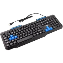 Клавиатура Jedel K518 USB Black: Подключение проводное