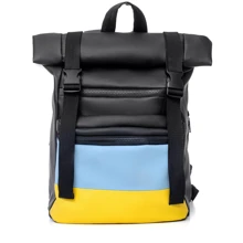 Женский рюкзак Sambag RollTop LTH черный с флагом Украины (24238611): Пол Женский