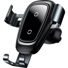 Тримач Baseus Car Holder Wireless Charger Gravity Mount Black (WXYL-B0A): Виробник Baseus