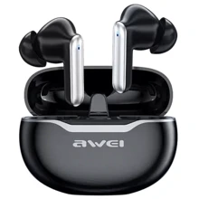 Навушники Awei T52 Black: Тип конструкції вакуумные