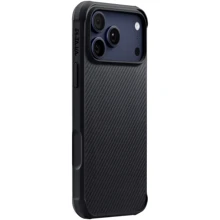 Чехол для iPhone Pitaka Aramid ProGuard Case Black/Grey (KI1701MGP) for iPhone 17 Pro: Цвет черный
