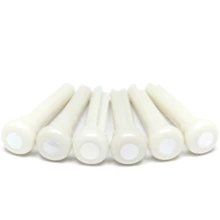 Колок Набор колышков Graph Tech PP-1044-00 TUSQ Bridge Pins 4mm White / Mother-of-Pearl Dot (6 Pcs): Производитель Graph Tech