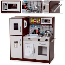 Деревянная игрушка Кухня MD 2319 83-24-80см, плита, мойка, духовка, свет: Производитель Bino