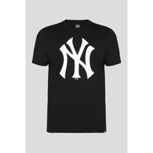 Футболка 47 Brand NY Yankees Imprint Echo Tee Me (544088-FS) L черная с принтом: Вид Футболки