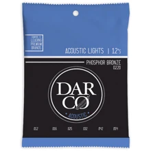Струна для гитар Струны MARTIN D220 Darco Acoustic 92/8 Phosphor Bronze Light (12-54): Тип Комплект струн