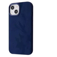 Чехол для iPhone WAVE Khaki Case with Magnetic Ring Midnight Blue for iPhone 14: Цвет синий