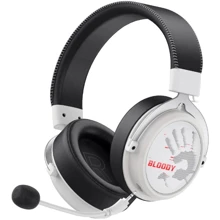 Наушники A4Tech Bloody MR590 Sport White: Тип конструкции полноразмерные