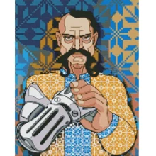 Алмазная мозаика Идейка Украинский киборг ©mosyakart AMO7425 40х50 см: Производитель Идейка