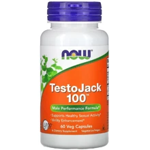 Now Foods TestoJack 100 Тестостероновый комплекс 60 растительных капсул: Форма выпуска Капсулы