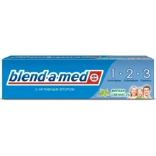 Blend-a-med Зубная паста 3-Эффект Мягкая свежесть 50 ml: Назначение Комплексная защита, Очищение, Свежесть дыхания