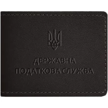 Обложка на удостоверение государственной налоговой службы BlankNote темно-коричневая (BN-OP-17-choko): Пол Унисекс