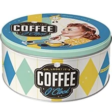 Коробка для хранения Nostalgic Art Round L Coffee O'Clock (30606): undefined undefined