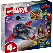 Конструктор LEGO Super Heroes Капитан Америка против Таноса (76319): Количество деталей, шт. 107