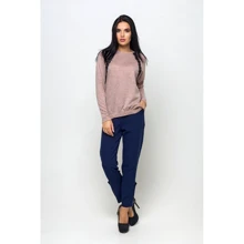 Джемпер FLFashion Грейс КСГ 1423 50 пудровый: Сезон Демисезон