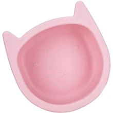 Силиконовая миска FreeOn Kitty, розовая (46330): Материал силикон