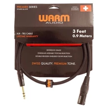 Кабель коммутационный WARM AUDIO Prem-XLRm-TRSm-3': Производитель Warm Audio