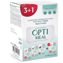 Вологий корм Optimeal Adult Dogs Multi Taste №5 для собак (3+1) 0.4 кг (4820269140790): Тип Влажный корм
